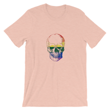 Love Skull Unisex T-Shirt, Collection Jolly Roger-Heather Prism Peach-S-Tamed Winds-tshirt-shop-and-sailing-blog-www-tamedwinds-com