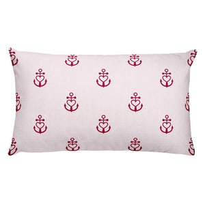 Mary Read Light Grayish Pink Decorative Pillow, Collection Pirate Tales-Tamed Winds-tshirt-shop-and-sailing-blog-www-tamedwinds-com