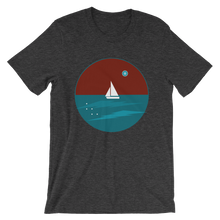 Northern Star Unisex T-Shirt, Collection Fjaka-Dark Grey Heather-S-Tamed Winds-tshirt-shop-and-sailing-blog-www-tamedwinds-com