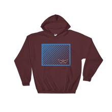 Paper Boat Unisex Hooded Sweatshirt, Collection Origami Boat-Maroon-S-Tamed Winds-tshirt-shop-and-sailing-blog-www-tamedwinds-com