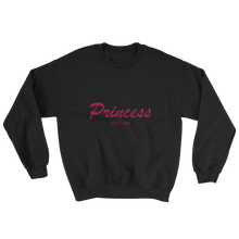 Princess Unisex Crewneck Sweatshirt, Collection Nicknames-Black-S-Tamed Winds-tshirt-shop-and-sailing-blog-www-tamedwinds-com