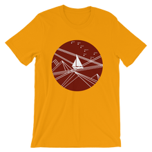 Red Stormy Big Dipper Unisex T-Shirt, Collection Fjaka-Gold-S-Tamed Winds-tshirt-shop-and-sailing-blog-www-tamedwinds-com