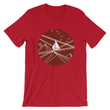Red Stormy Big Dipper Unisex T-Shirt, Collection Fjaka-Red-S-Tamed Winds-tshirt-shop-and-sailing-blog-www-tamedwinds-com