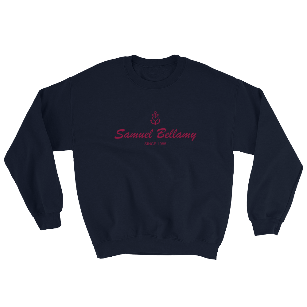 Samuel Bellamy Unisex Crewneck Sweatshirt, Collection Pirate Tales-S-Tamed Winds-tshirt-shop-and-sailing-blog-www-tamedwinds-com