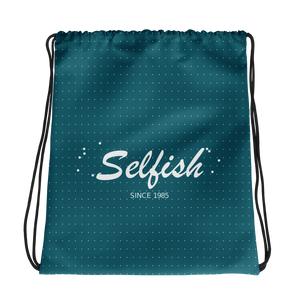 Selfish Drawstring Bag, Collection Nicknames-Tamed Winds-tshirt-shop-and-sailing-blog-www-tamedwinds-com