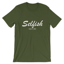 Selfish Unisex T-Shirt, Collection Nicknames-Olive-S-Tamed Winds-tshirt-shop-and-sailing-blog-www-tamedwinds-com