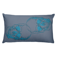 Skull Decorative Pillow, Collection Jolly Roger-Tamed Winds-tshirt-shop-and-sailing-blog-www-tamedwinds-com