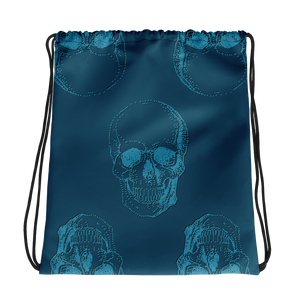 Skull Drawstring Bag, Collection Jolly Roger-Tamed Winds-tshirt-shop-and-sailing-blog-www-tamedwinds-com