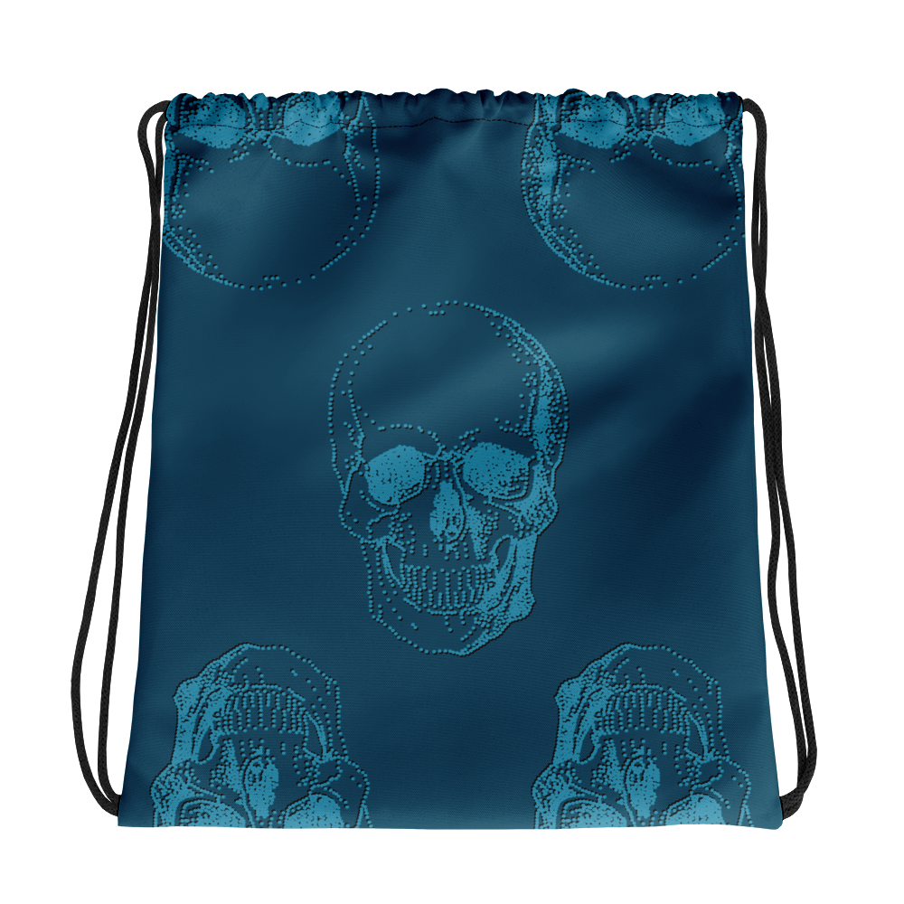 Skull Drawstring Bag, Collection Jolly Roger-Tamed Winds-tshirt-shop-and-sailing-blog-www-tamedwinds-com