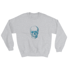 Skull Unisex Crewneck Sweatshirt, Collection Jolly Roger-Sport Grey-S-Tamed Winds-tshirt-shop-and-sailing-blog-www-tamedwinds-com