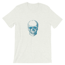 Skull Unisex T-Shirt, Collection Jolly Roger-Ash-S-Tamed Winds-tshirt-shop-and-sailing-blog-www-tamedwinds-com
