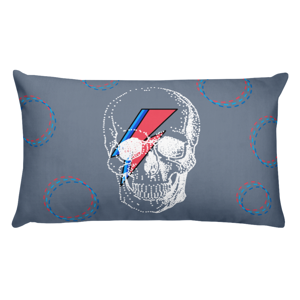Starman Skull Decorative Pillow, Collection Jolly Roger-Tamed Winds-tshirt-shop-and-sailing-blog-www-tamedwinds-com