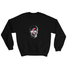 Starman Skull Unisex Crewneck Sweatshirt, Collection Jolly Roger-Black-S-Tamed Winds-tshirt-shop-and-sailing-blog-www-tamedwinds-com