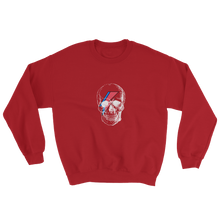 Starman Skull Unisex Crewneck Sweatshirt, Collection Jolly Roger-Red-S-Tamed Winds-tshirt-shop-and-sailing-blog-www-tamedwinds-com