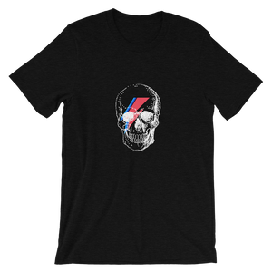 Starman Skull Unisex T-Shirt, Collection Jolly Roger-Black Heather-S-Tamed Winds-tshirt-shop-and-sailing-blog-www-tamedwinds-com