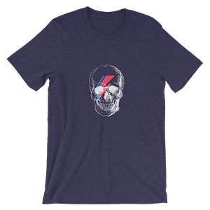 Starman Skull Unisex T-Shirt, Collection Jolly Roger-Heather Midnight Navy-S-Tamed Winds-tshirt-shop-and-sailing-blog-www-tamedwinds-com