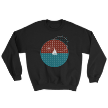 Starry Night Unisex Crewneck Sweatshirt, Collection Fjaka-Black-S-Tamed Winds-tshirt-shop-and-sailing-blog-www-tamedwinds-com
