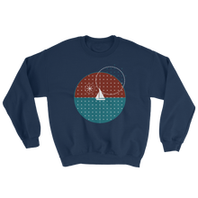 Starry Night Unisex Crewneck Sweatshirt, Collection Fjaka-Navy-S-Tamed Winds-tshirt-shop-and-sailing-blog-www-tamedwinds-com