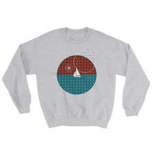 Starry Night Unisex Crewneck Sweatshirt, Collection Fjaka-Sport Grey-S-Tamed Winds-tshirt-shop-and-sailing-blog-www-tamedwinds-com