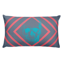 Toxic Skull Decorative Pillow, Collection Jolly Roger-Tamed Winds-tshirt-shop-and-sailing-blog-www-tamedwinds-com