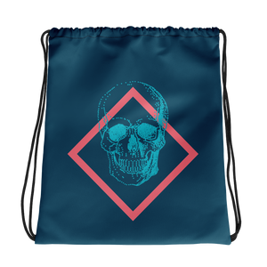 Toxic Skull Drawstring Bag, Collection Jolly Roger-Tamed Winds-tshirt-shop-and-sailing-blog-www-tamedwinds-com