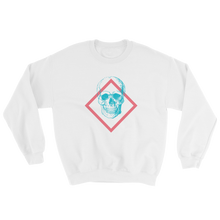 Toxic Skull Unisex Crewneck Sweatshirt, Collection Jolly Roger-White-S-Tamed Winds-tshirt-shop-and-sailing-blog-www-tamedwinds-com