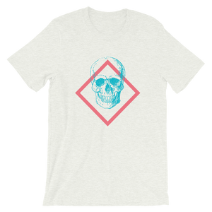 Toxic Skull Unisex T-Shirt, Collection Jolly Roger-Ash-S-Tamed Winds-tshirt-shop-and-sailing-blog-www-tamedwinds-com