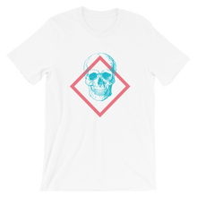Toxic Skull Unisex T-Shirt, Collection Jolly Roger-White-S-Tamed Winds-tshirt-shop-and-sailing-blog-www-tamedwinds-com