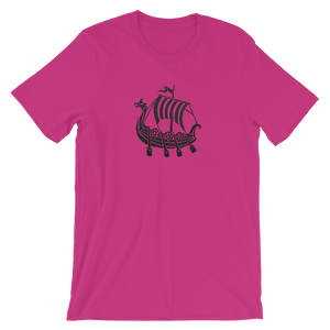 Viking Longship Unisex T-Shirt, Collection Ships & Boats-Berry-S-Tamed Winds-tshirt-shop-and-sailing-blog-www-tamedwinds-com