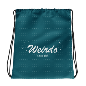 Weirdo Drawstring Bag, Collection Nicknames-Tamed Winds-tshirt-shop-and-sailing-blog-www-tamedwinds-com