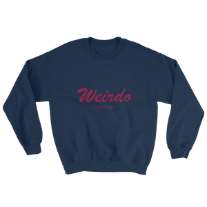 Weirdo Unisex Crewneck Sweatshirt, Collection Nicknames-Navy-S-Tamed Winds-tshirt-shop-and-sailing-blog-www-tamedwinds-com