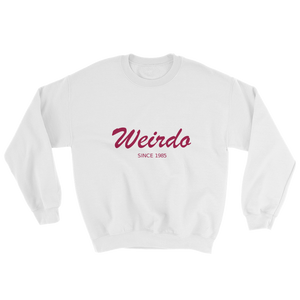Weirdo Unisex Crewneck Sweatshirt, Collection Nicknames-White-S-Tamed Winds-tshirt-shop-and-sailing-blog-www-tamedwinds-com