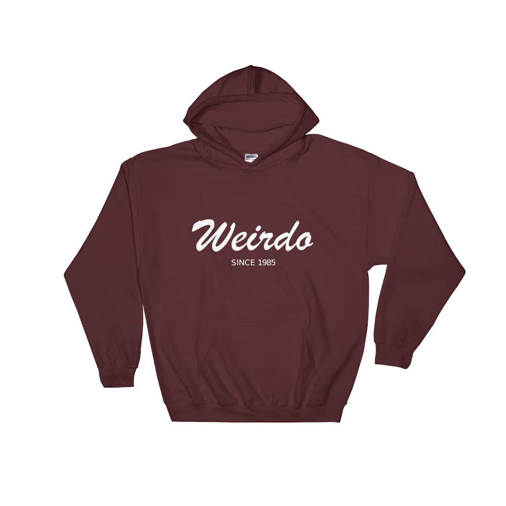 Weirdo Unisex Hooded Sweatshirt, Collection Nicknames-Maroon-S-Tamed Winds-tshirt-shop-and-sailing-blog-www-tamedwinds-com