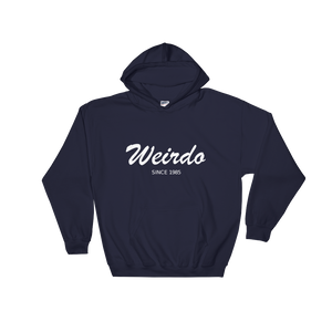 Weirdo Unisex Hooded Sweatshirt, Collection Nicknames-Navy-S-Tamed Winds-tshirt-shop-and-sailing-blog-www-tamedwinds-com