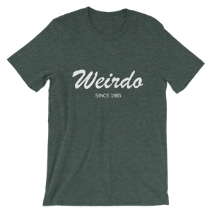 Weirdo Unisex T-Shirt, Collection Nicknames-Heather Forest-S-Tamed Winds-tshirt-shop-and-sailing-blog-www-tamedwinds-com