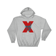 X Skull Unisex Hooded Sweatshirt, Collection Jolly Roger-Sport Grey-S-Tamed Winds-tshirt-shop-and-sailing-blog-www-tamedwinds-com