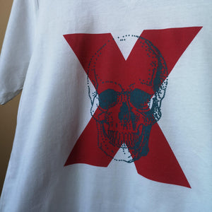 X Skull Unisex T-Shirt, Collection Jolly Roger-Tamed Winds-tshirt-shop-and-sailing-blog-www-tamedwinds-com