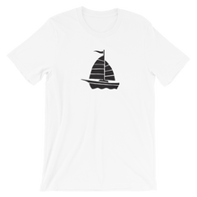 Yacht Unisex T-Shirt, Collection Ships & Boats-White-XS-Tamed Winds-tshirt-shop-and-sailing-blog-www-tamedwinds-com